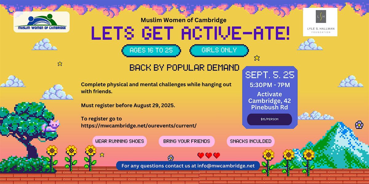 Let's Get Active-Ate!