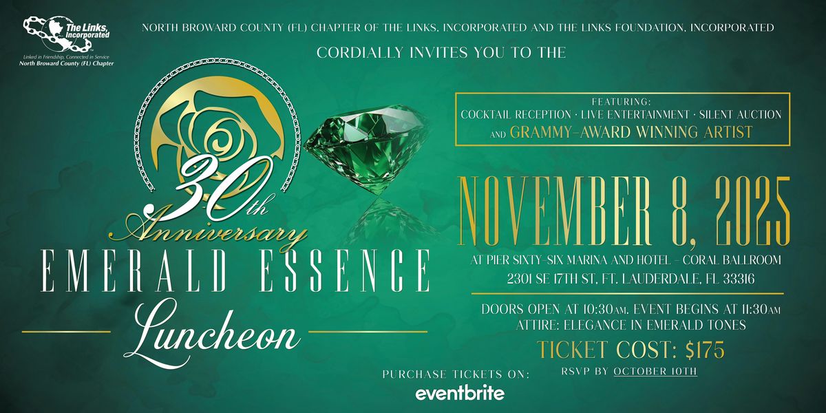 30th Anniversary Emerald Essence Luncheon