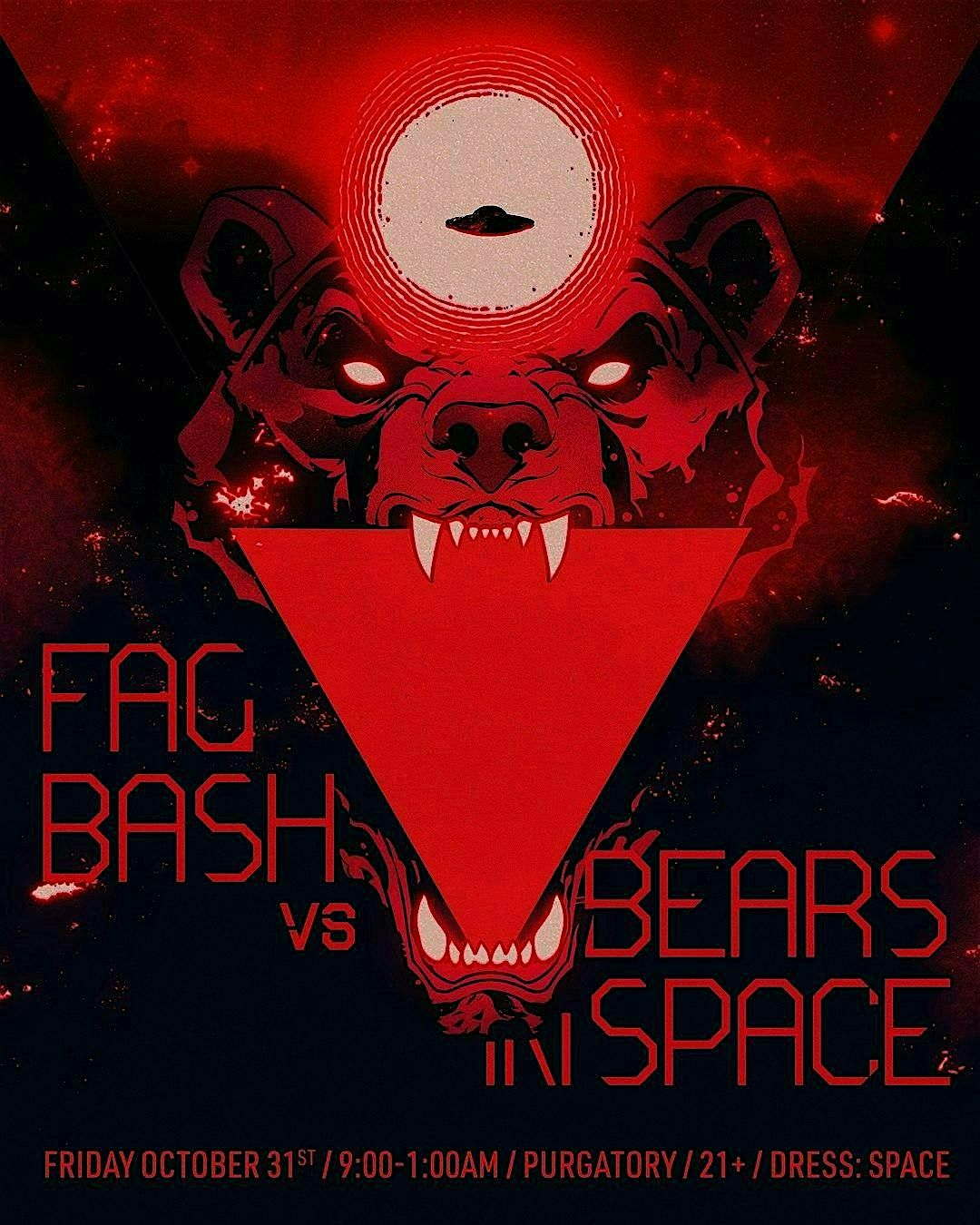 FAG BASH \/ BEARS IN SPACE Spooky Bear Provincetown 2025