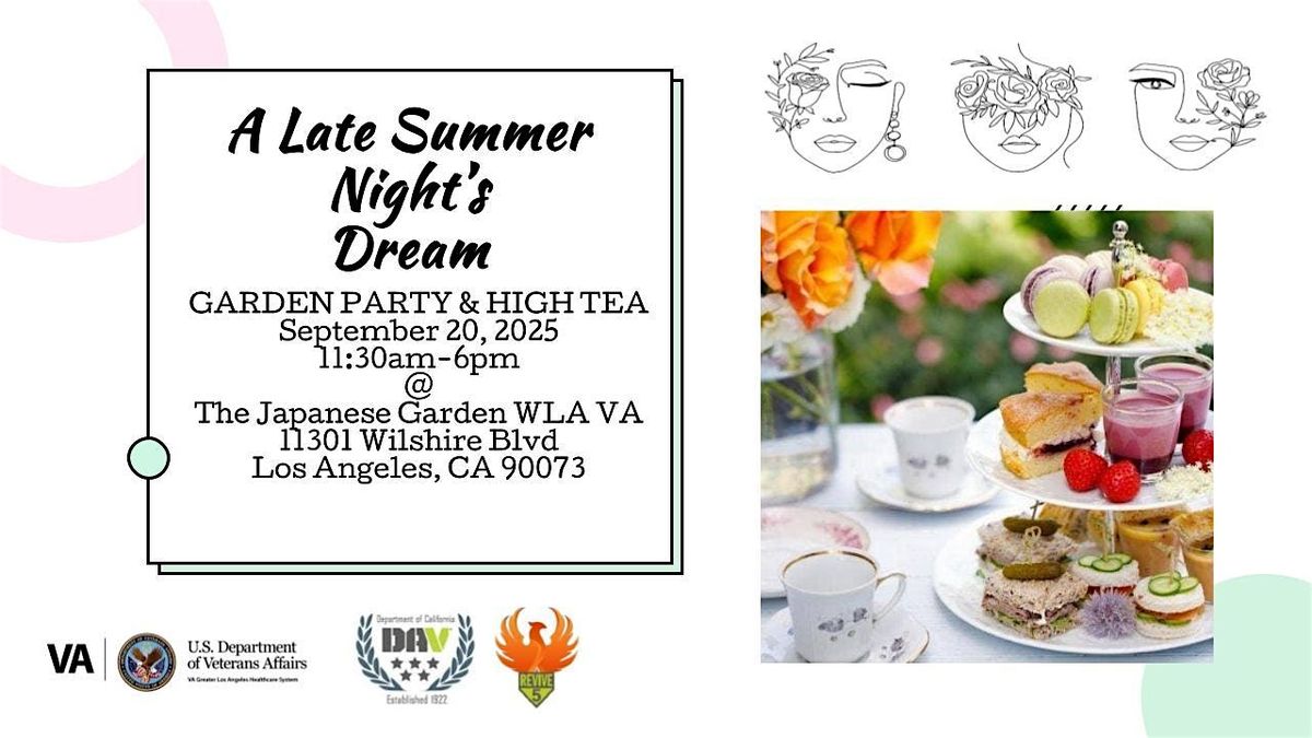 Women Veterans Japanese Garden Tea Party