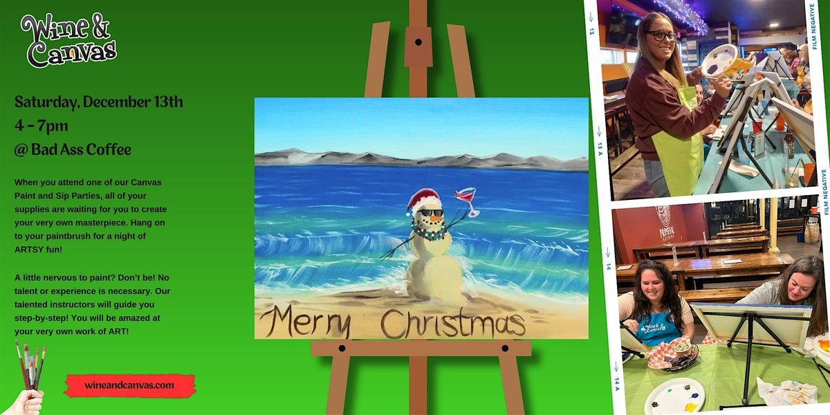 Naples Winter Paint and Sip \u2013 Christmas in the Tropics