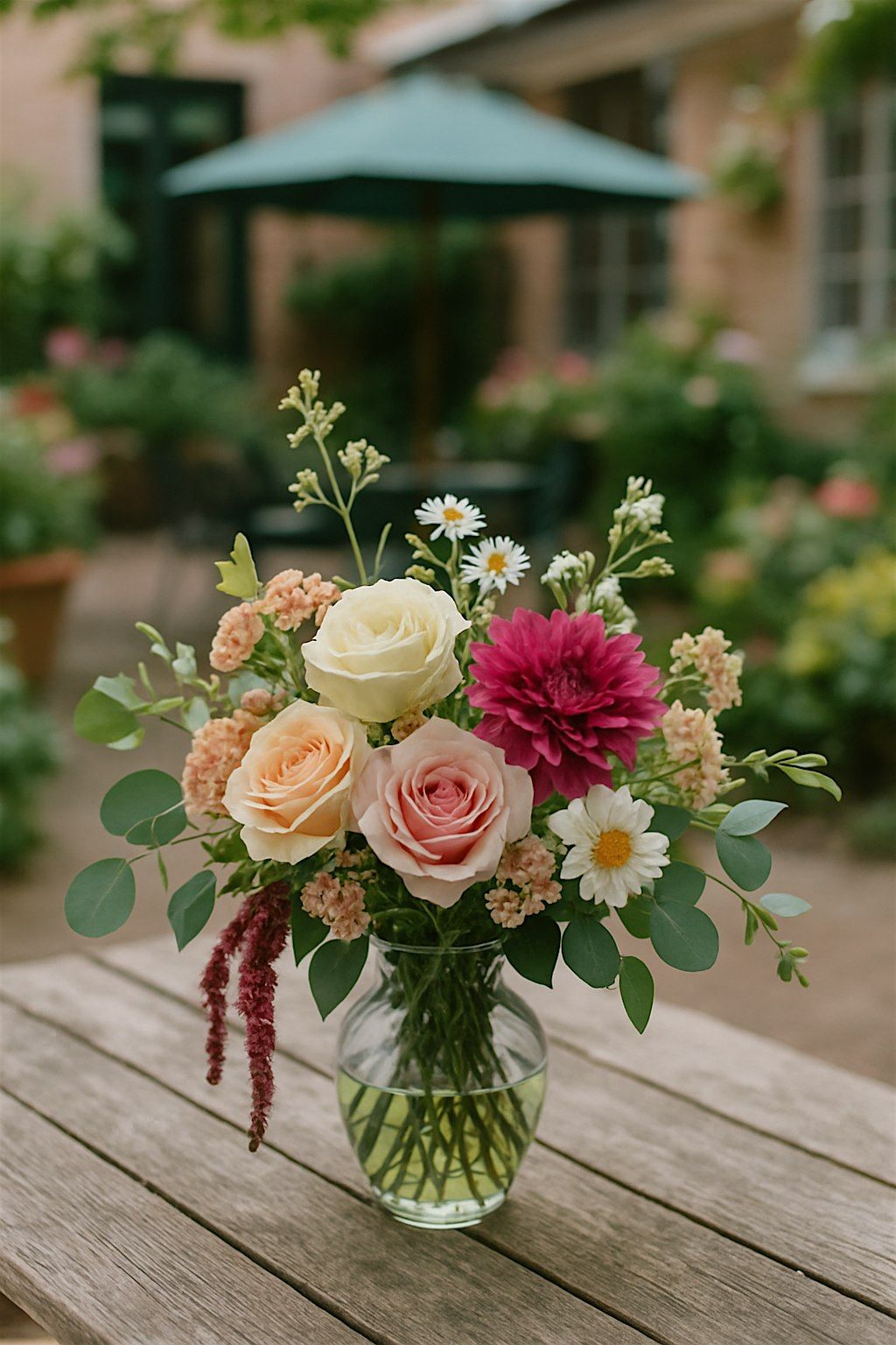 Flower Arranging Workshop in the Garden