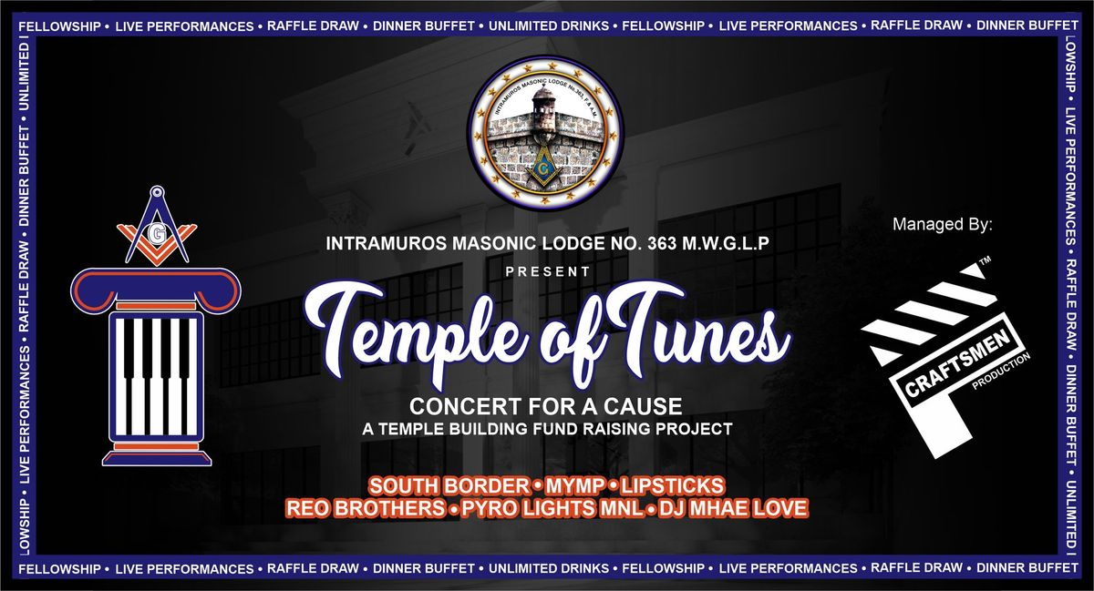 TEMPLE OF TUNES - CONCERT FOR A CAUSE: A TEMPLE BUILDING FUND RAISING PROJECT.