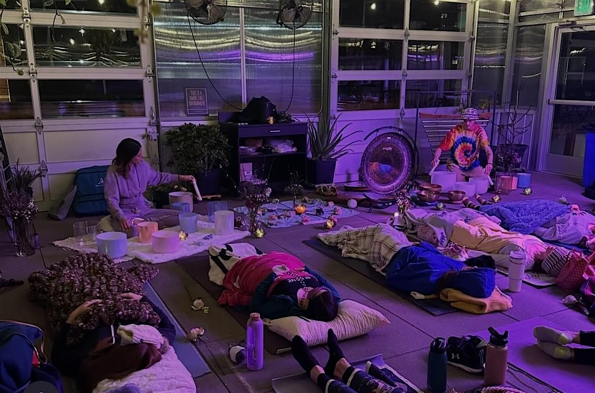 Evening Yoga + Sound Bath in the Rooftop Greenhouse