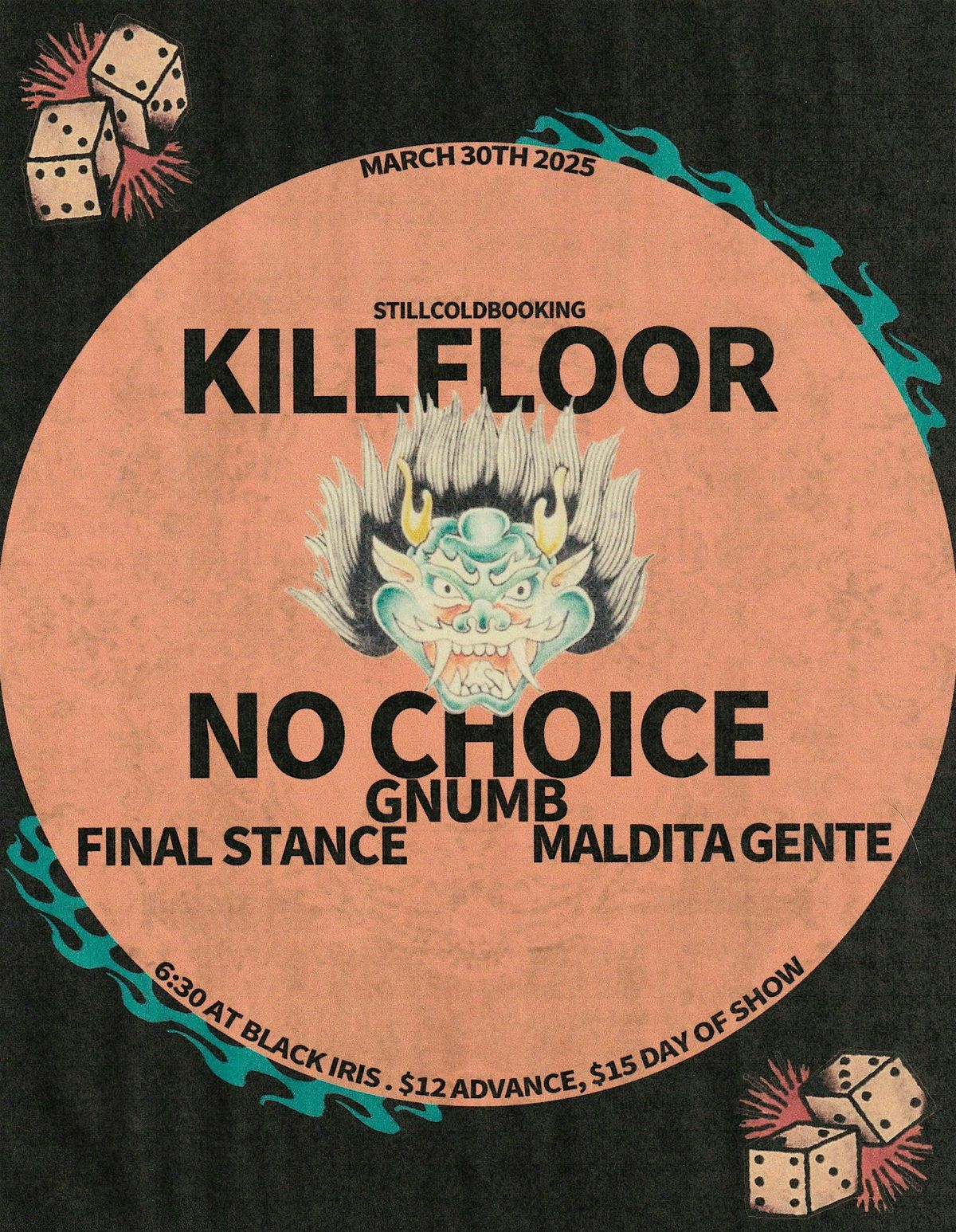 Killfloor \/ No Choice at Black Iris Lounge