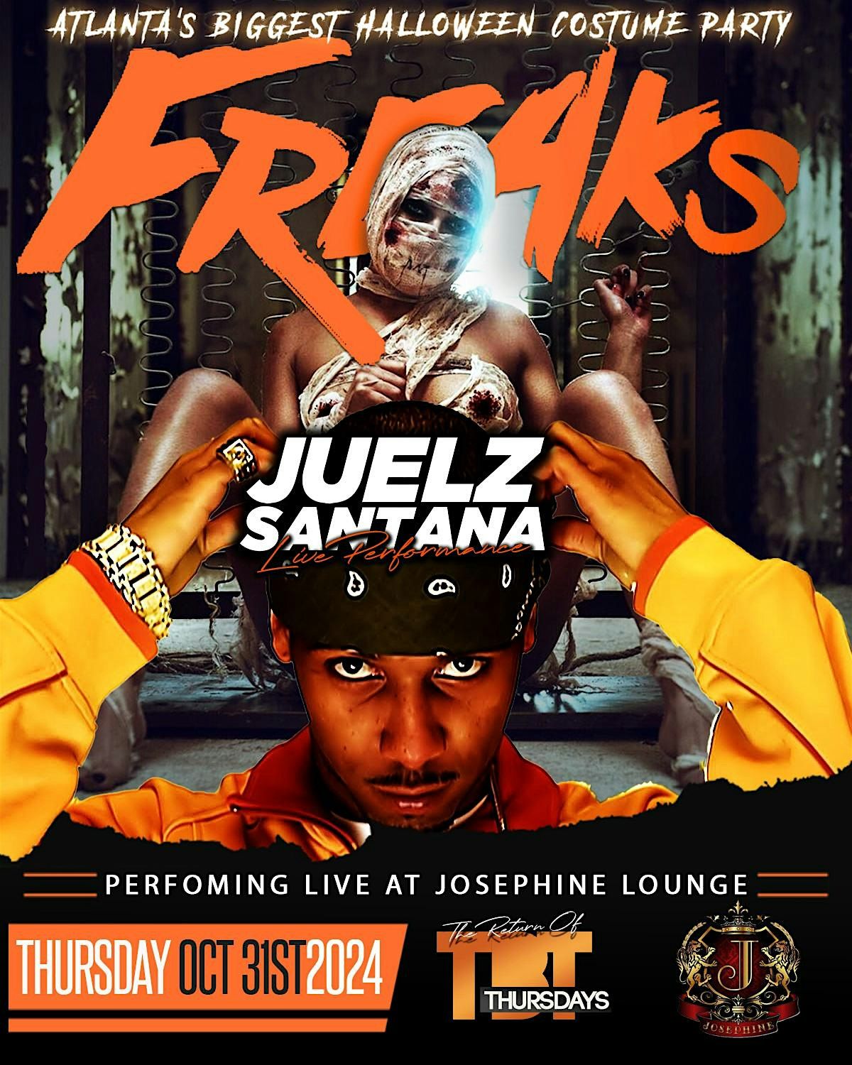 JUELZ SANTANA PERFORMING LIVE - ATL's Biggest Halloween Costume Party