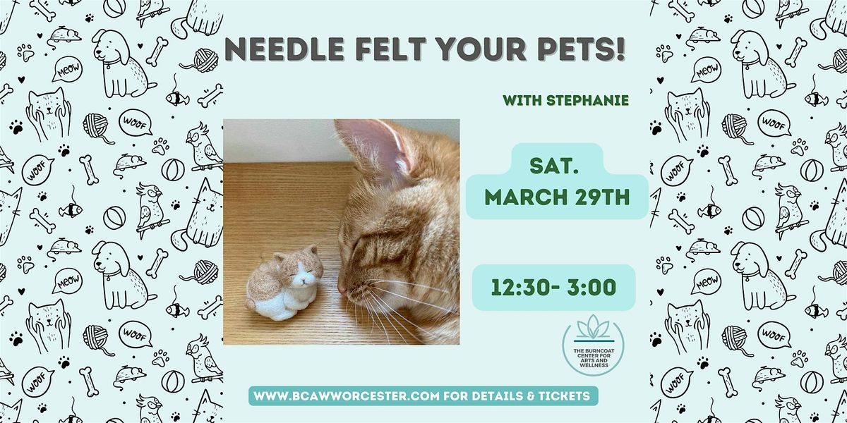 Needle Felt Your Pet!