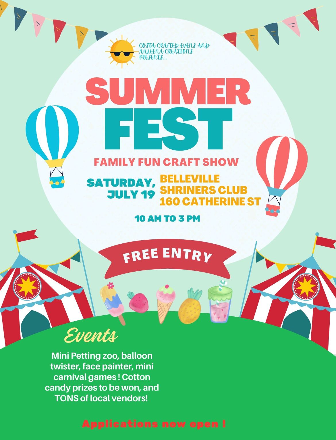 Summer fest Family Fun Crafy Show 