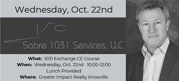 1031 Exchange CE Course with Troy D. Brown of Sabre 1031 Services
