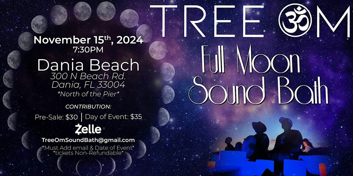 Full Moon Sound Bath at the Beach