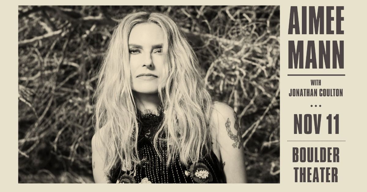 Aimee Mann with Jonathan Coulton | Boulder Theater