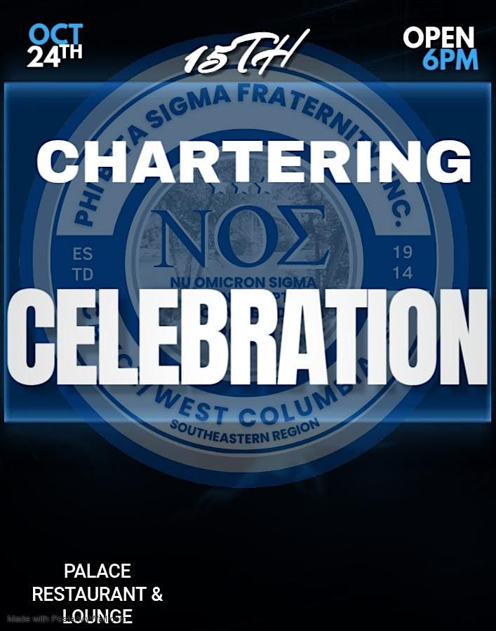 Nu Omicron Sigma Chartering Celebration