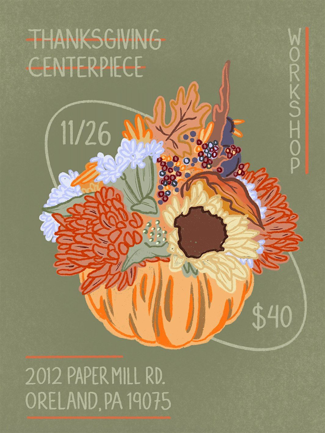 Create your own Thanksgiving Centerpiece