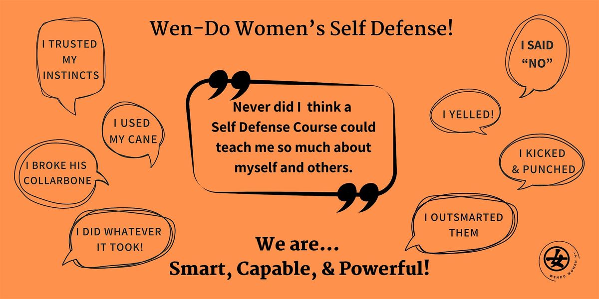 WenDo Women's Self Defense 2 Day Course