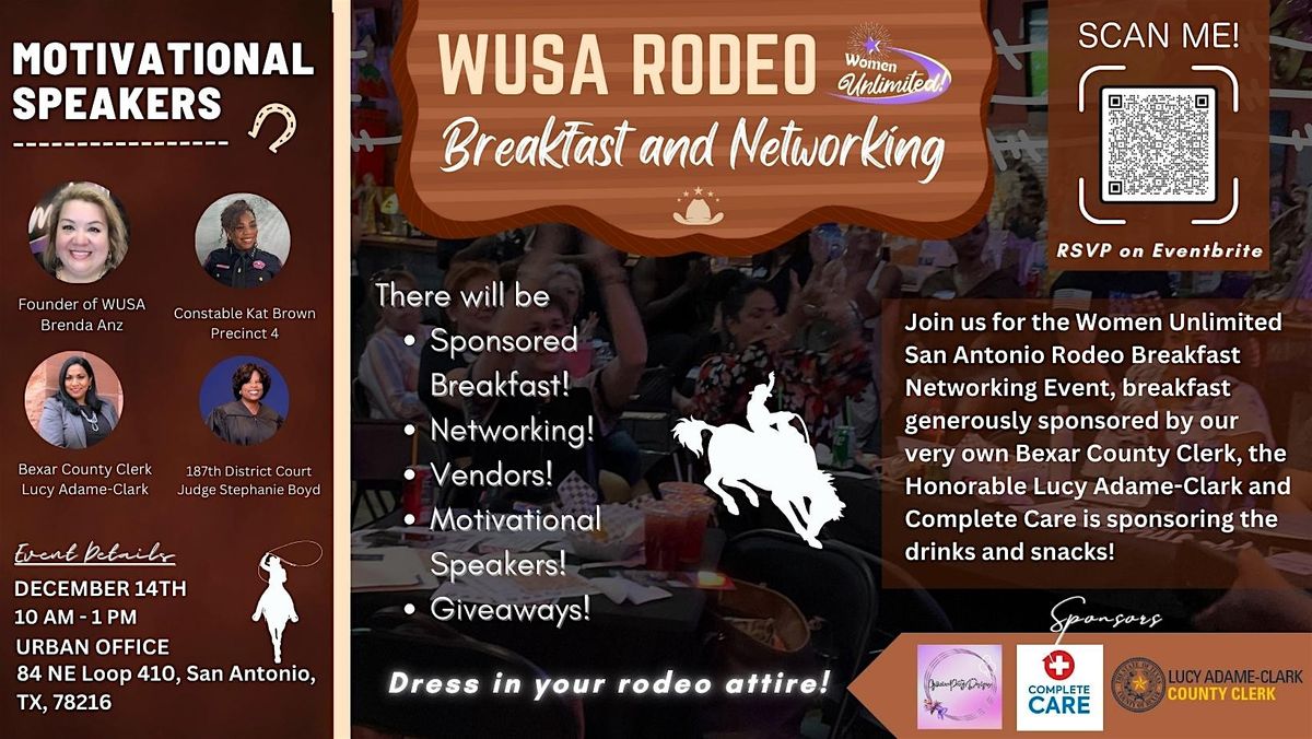 2nd Annual Women Unlimited San Antonio Rodeo Breakfast Networking Event