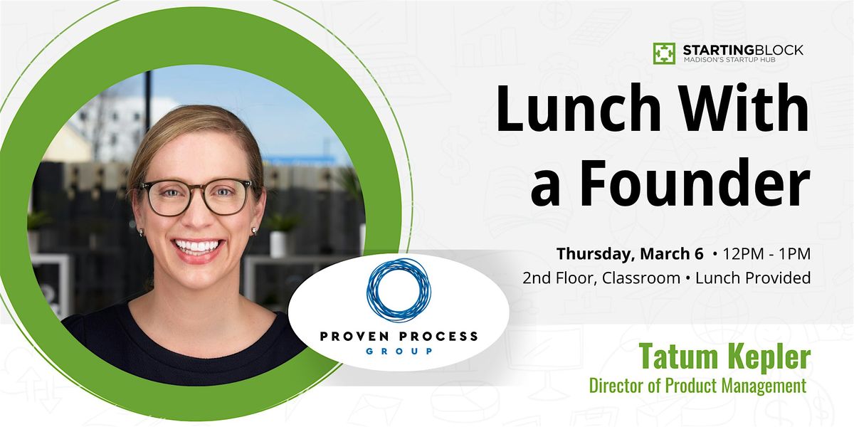 StartingBlock's Lunch with a Founder - featuring Tatum Kepler