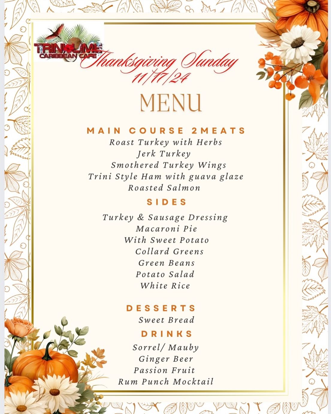 Thanksgiving Sunday Celebration