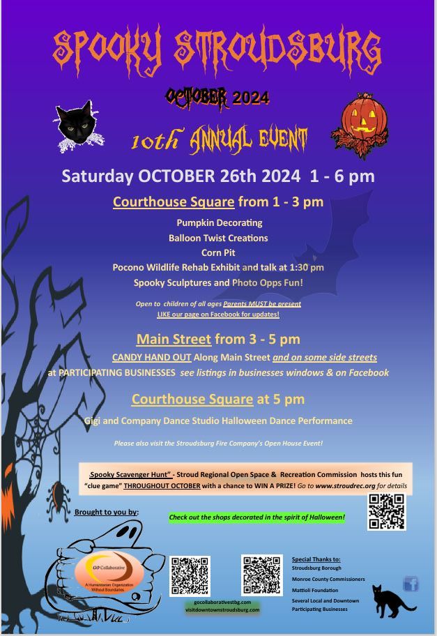 Spooky Stroudsburg 10th Annual Event