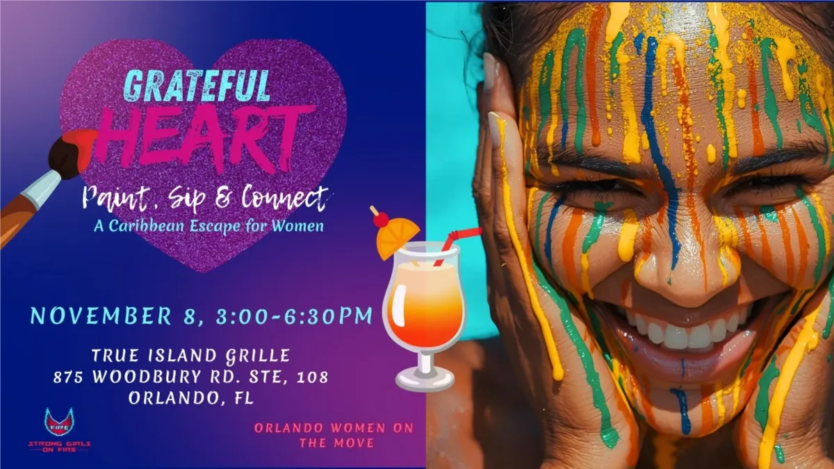 Grateful Heart: A Women\u2019s Paint & Sip Experience- Caribbean Escape