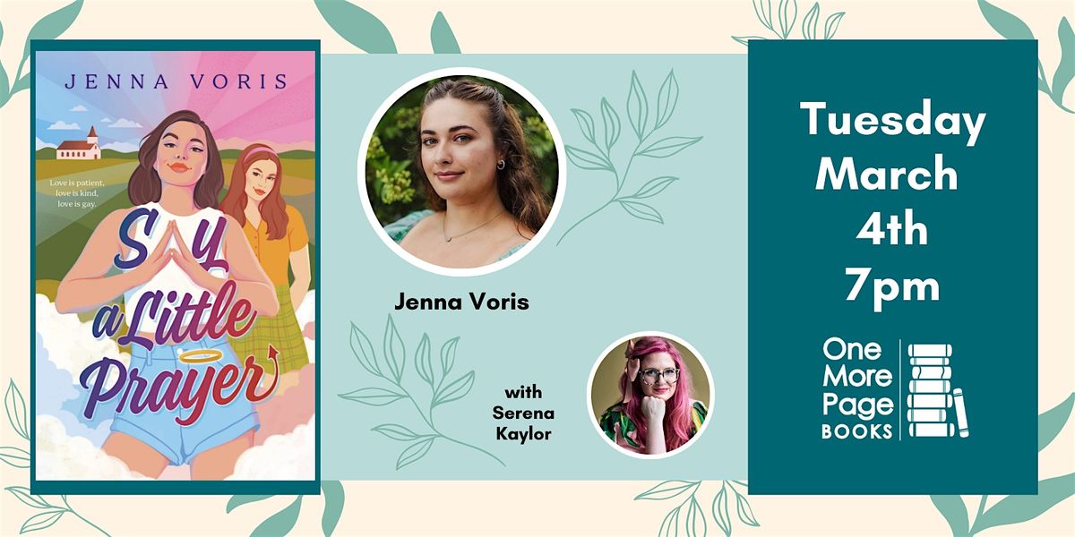 Celebrate The Release of SAY A LITTLE PRAYER With Author Jenna Voris