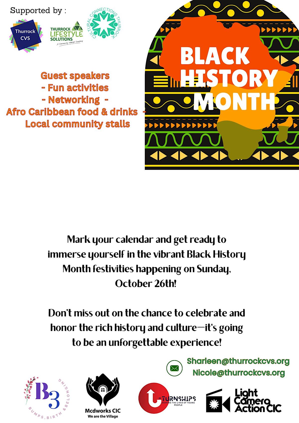 Black History Month Celebration - Thurrock