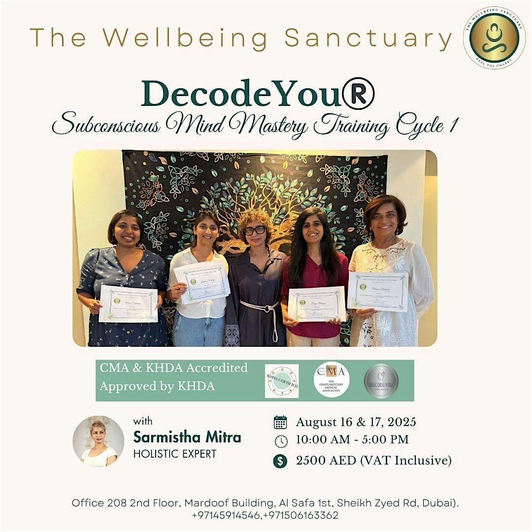 DecodeYou\u00ae\ufe0f Mind Mastery Training \u2013 Cycle 1