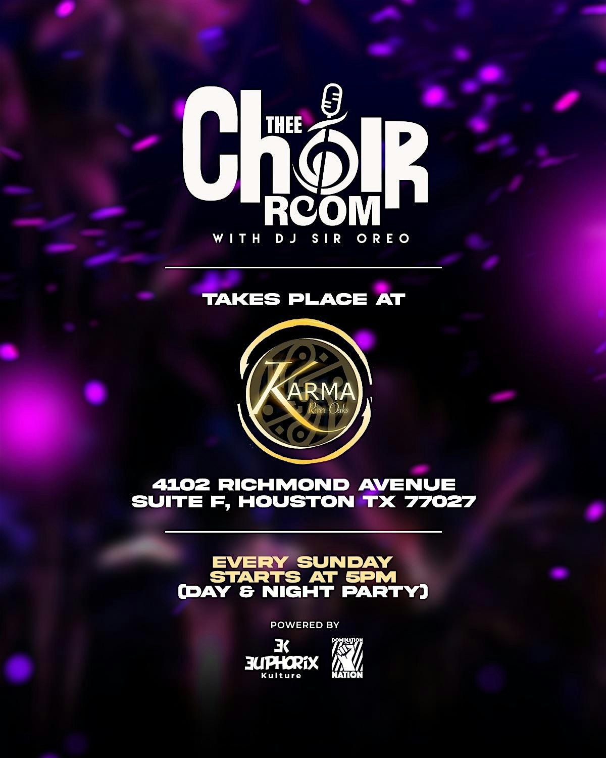 THEE CHOIR ROOM WITH DJ OREO