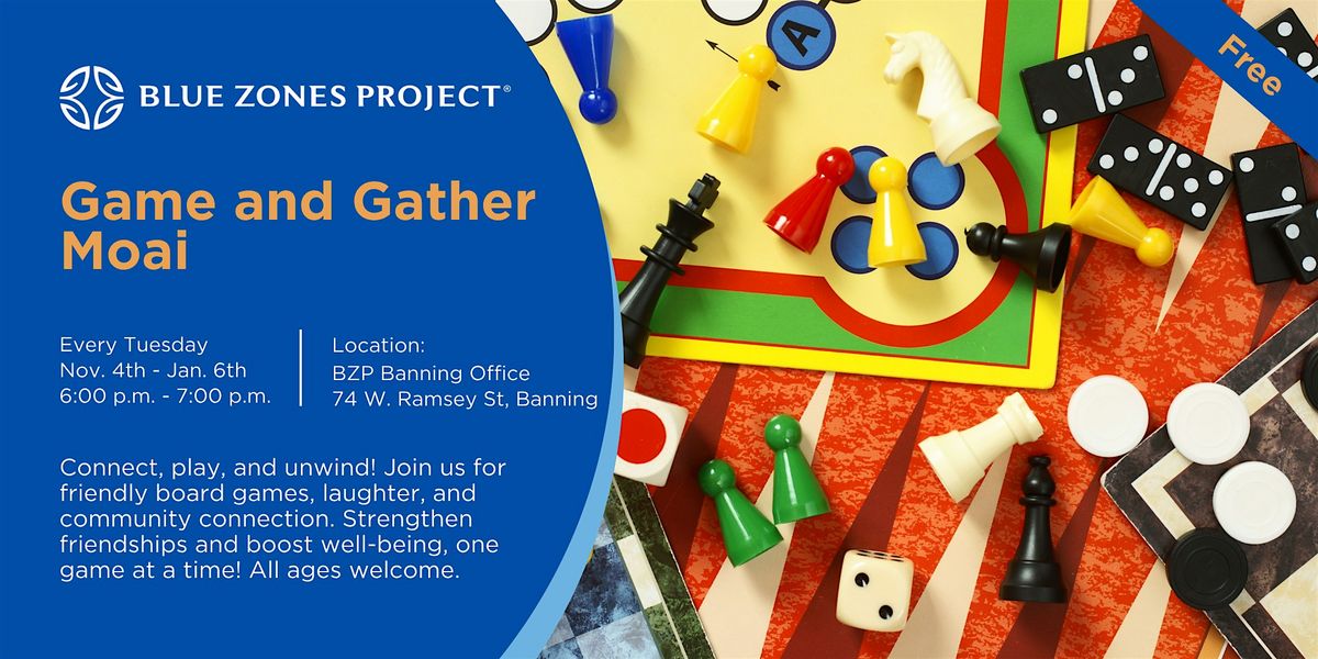 Game and Gather Moai - BZP Banning