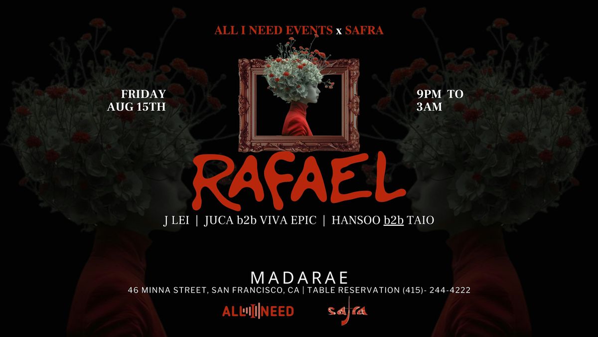 RAFAEL [Indie Dance - Tech House] at Madarae