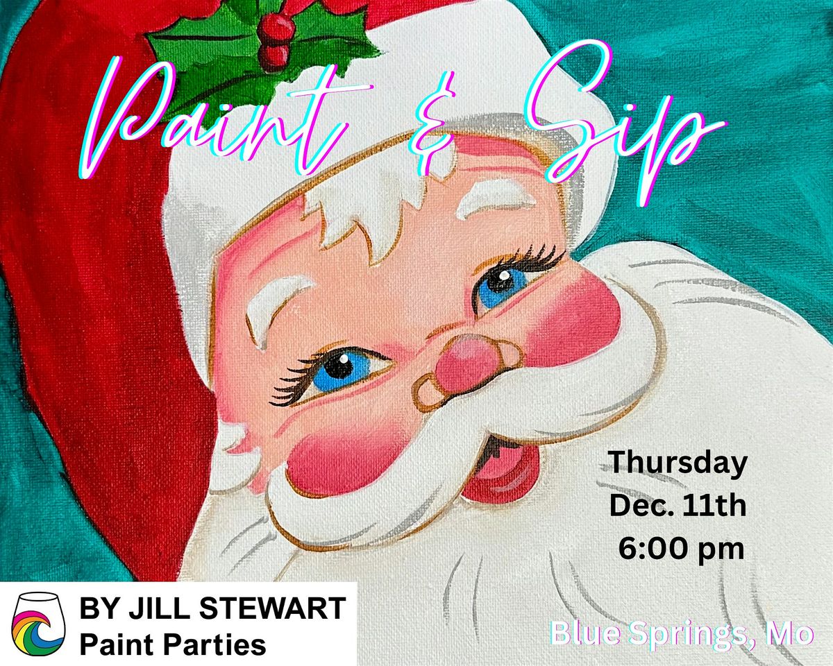 Vintage Santa Paint Party