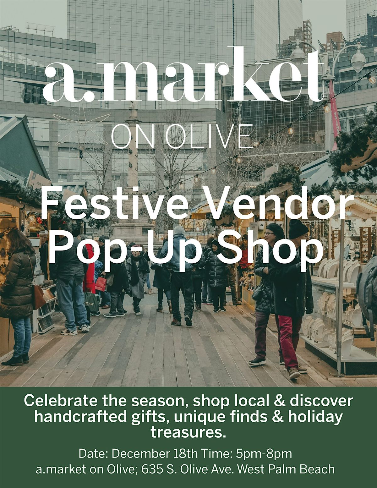 Holiday Vendor Pop-Up Shop Event