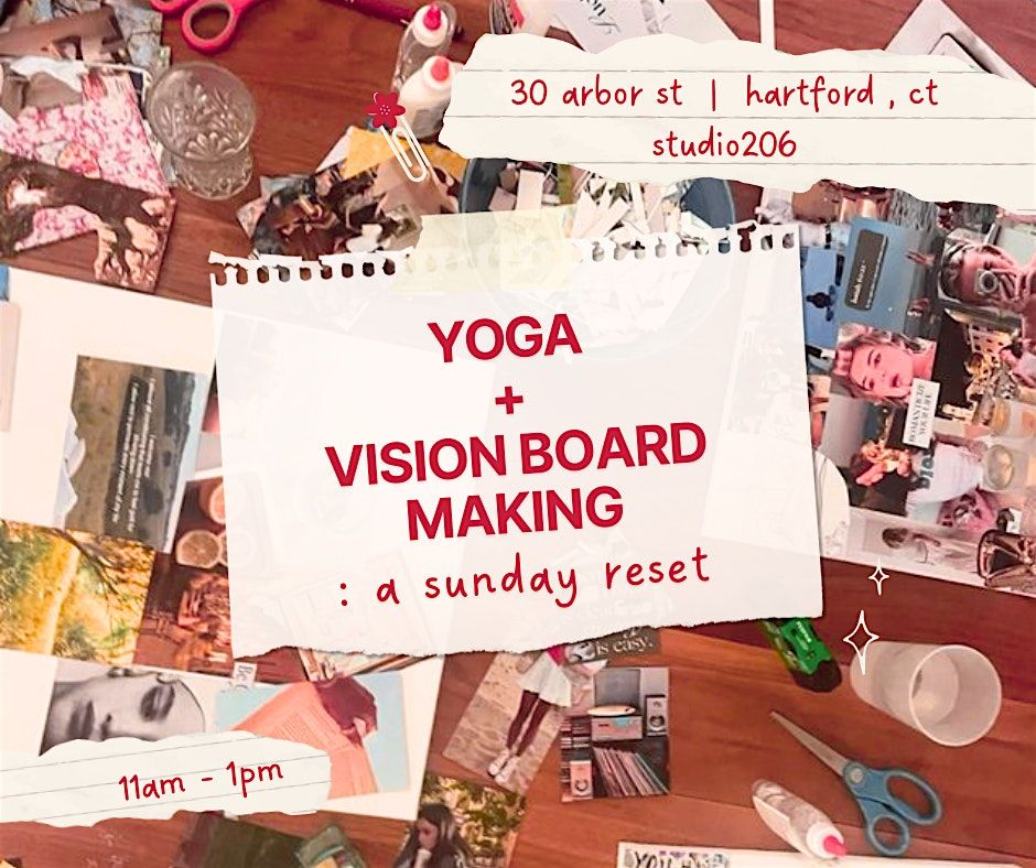 Yoga + Vision Board Making Workshop