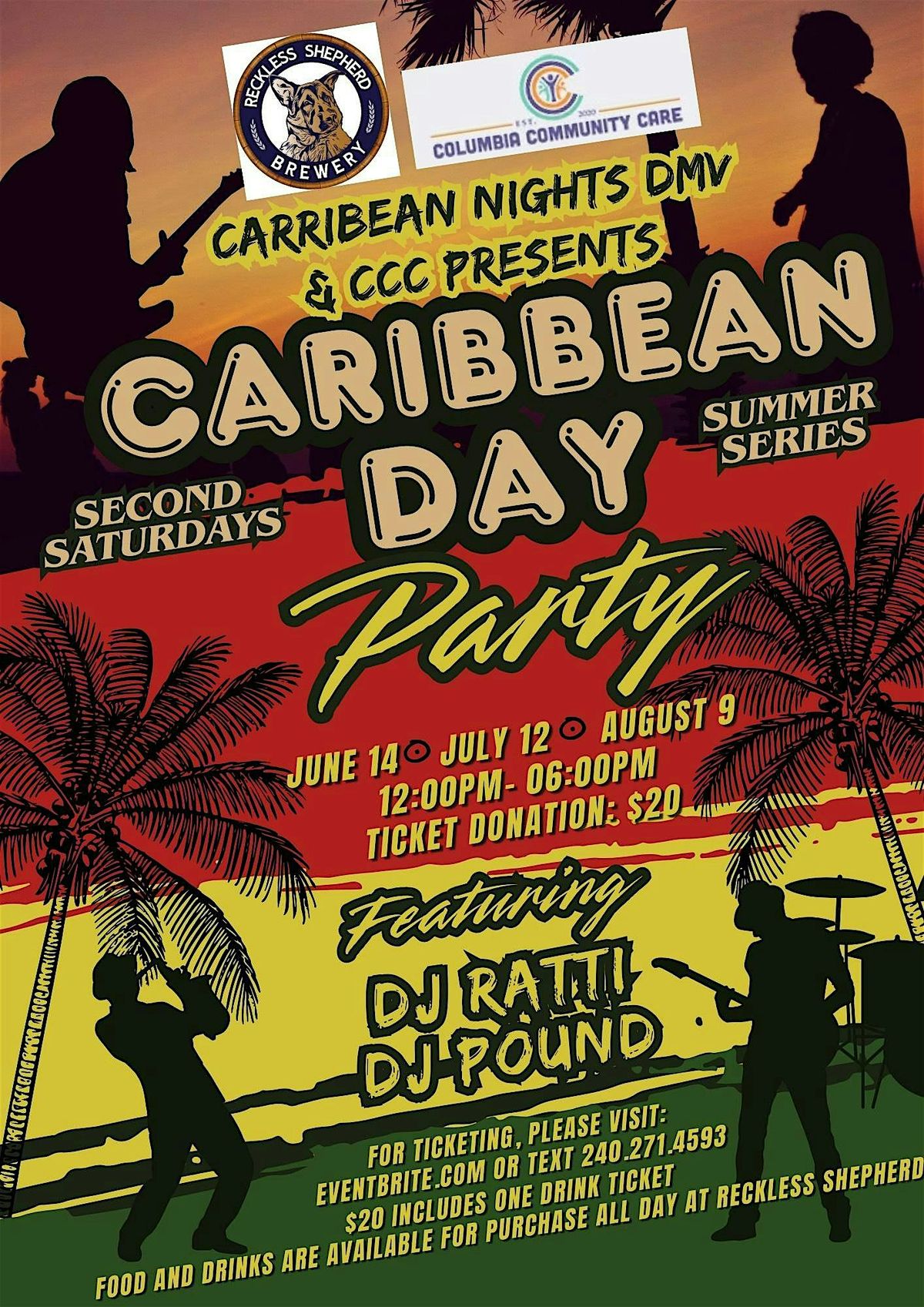 Caribbean Day Party Benefitting CCC