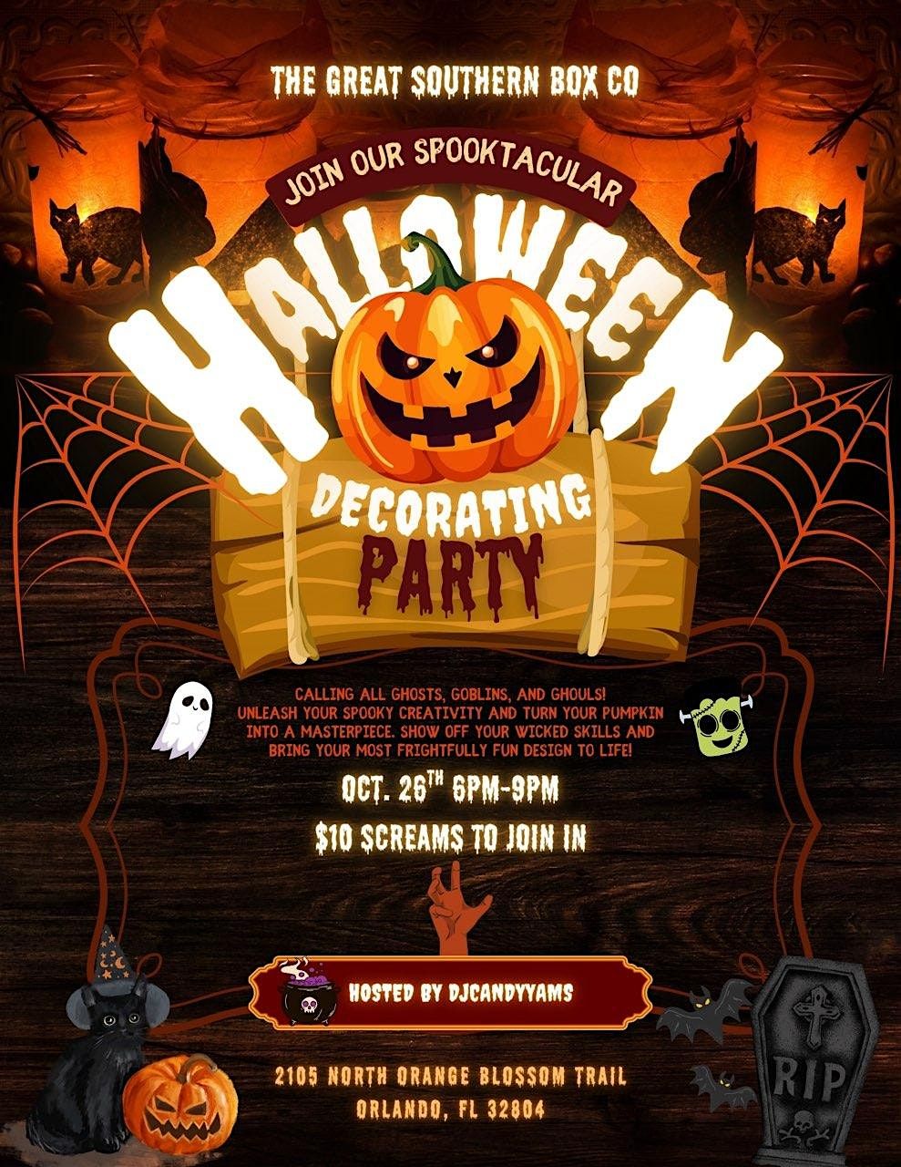 Pumpkin Decorating Party!
