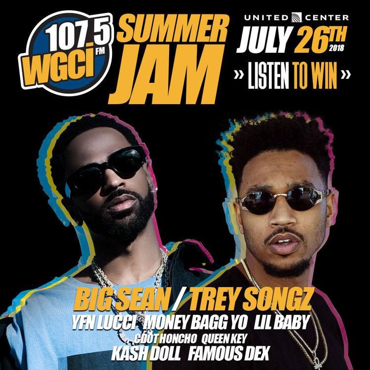 WGCI Summer Jam - Big Sean, Trey Songz, YFN Lucci & More