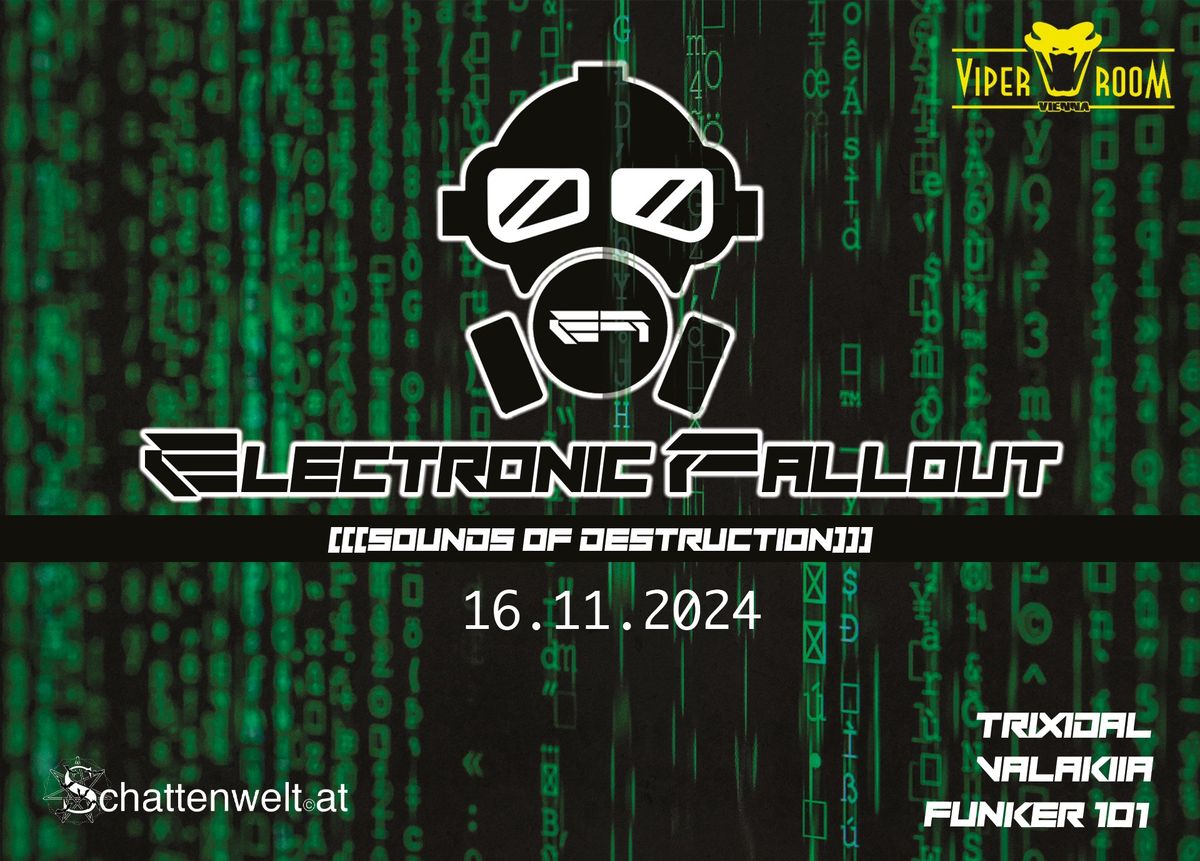 ELECTRONIC FALLOUT (((Sounds of Destruction))) - Official Suicide Commando Concert Afterparty -