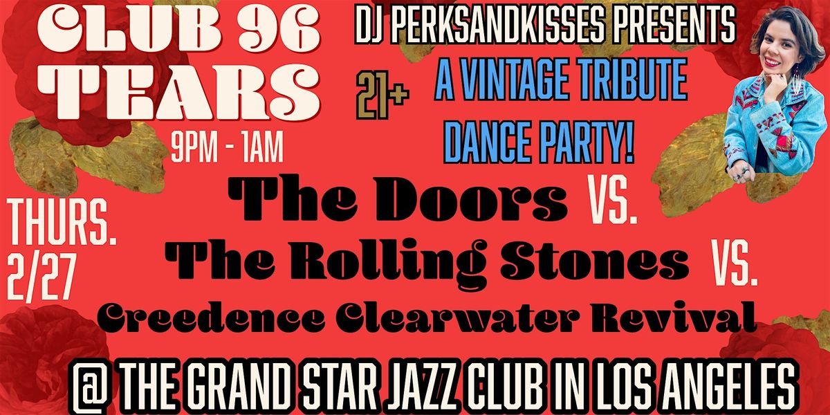 The Doors VS. The Rolling Stones VS. CCR: A Vintage Tribute Dance Party!