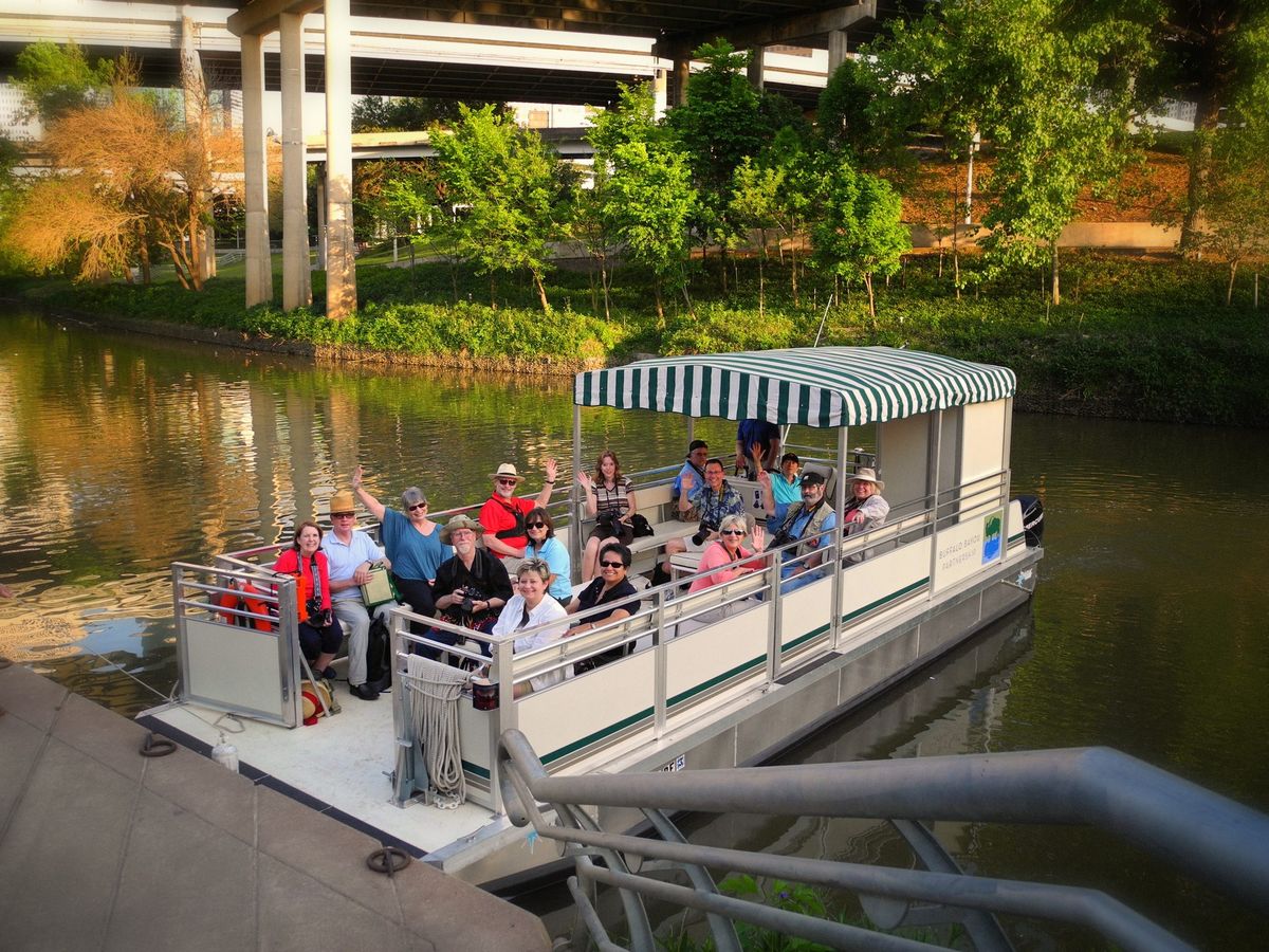  Buffalo Bayou Boat Cruise (45-minute tours) Saturday, October 5, 2024 at 12:00 PM \u2013 12:45 PM