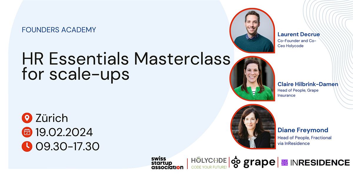 HR Essentials Masterclass for scale-ups (8 employees or more) - 19.02.2025