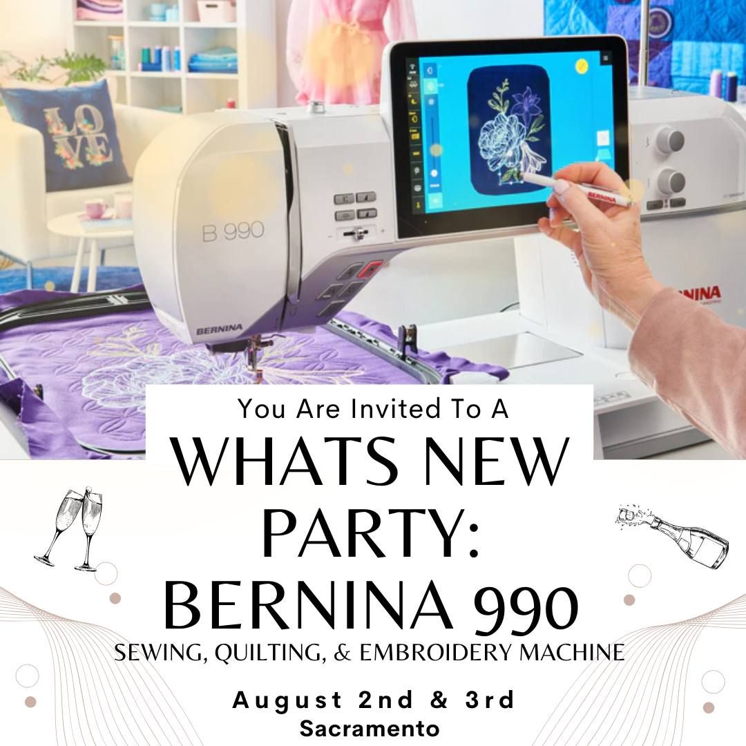 What's New Party: BERNINA 990
