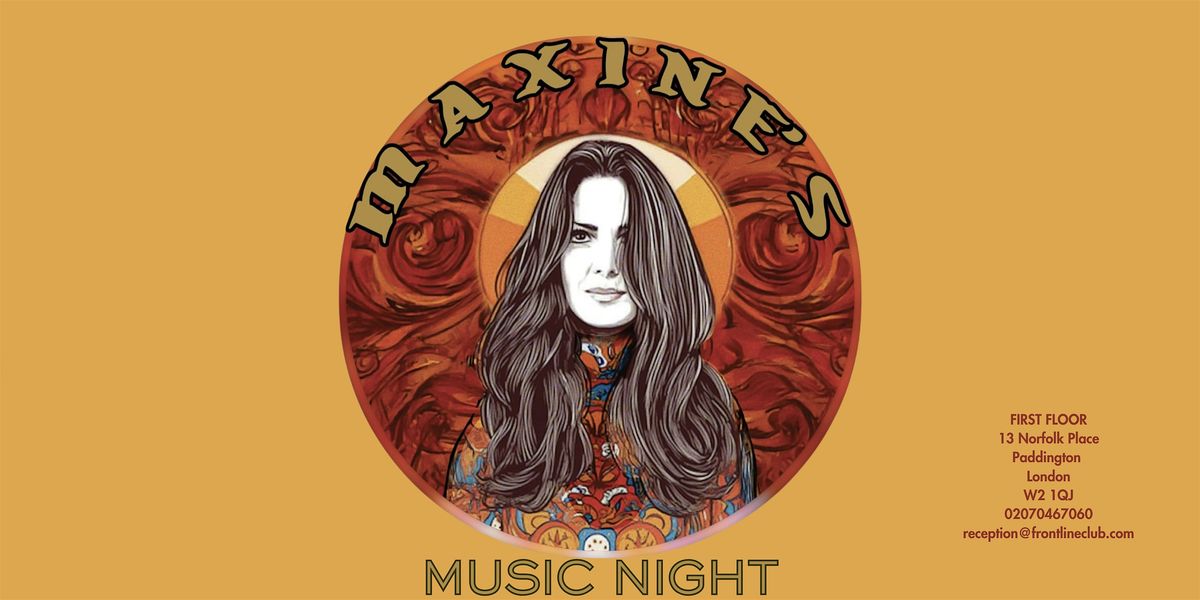 Music Night: Maxine & Friends