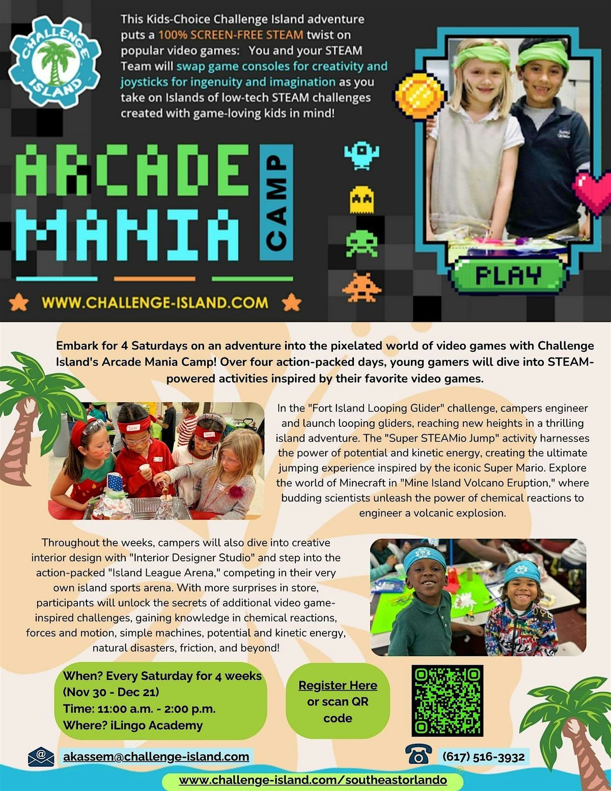 Arcade Mania Camp!