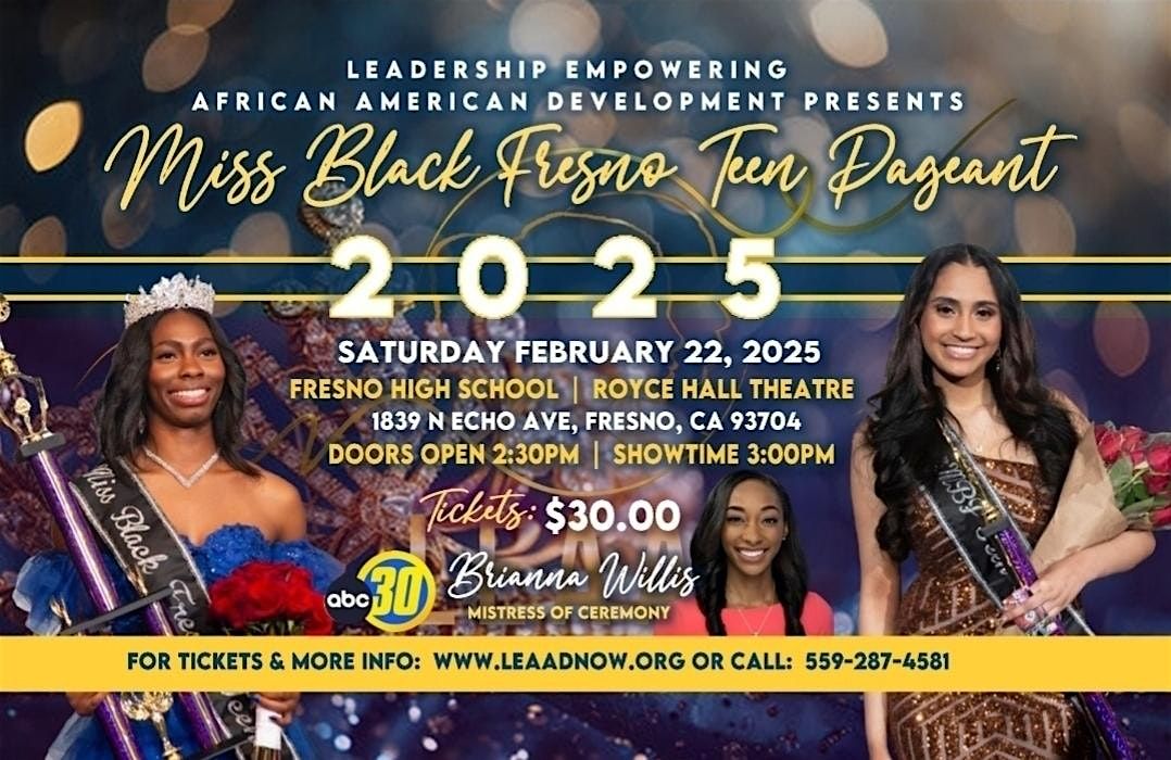 Miss Black Fresno Teen Pageant