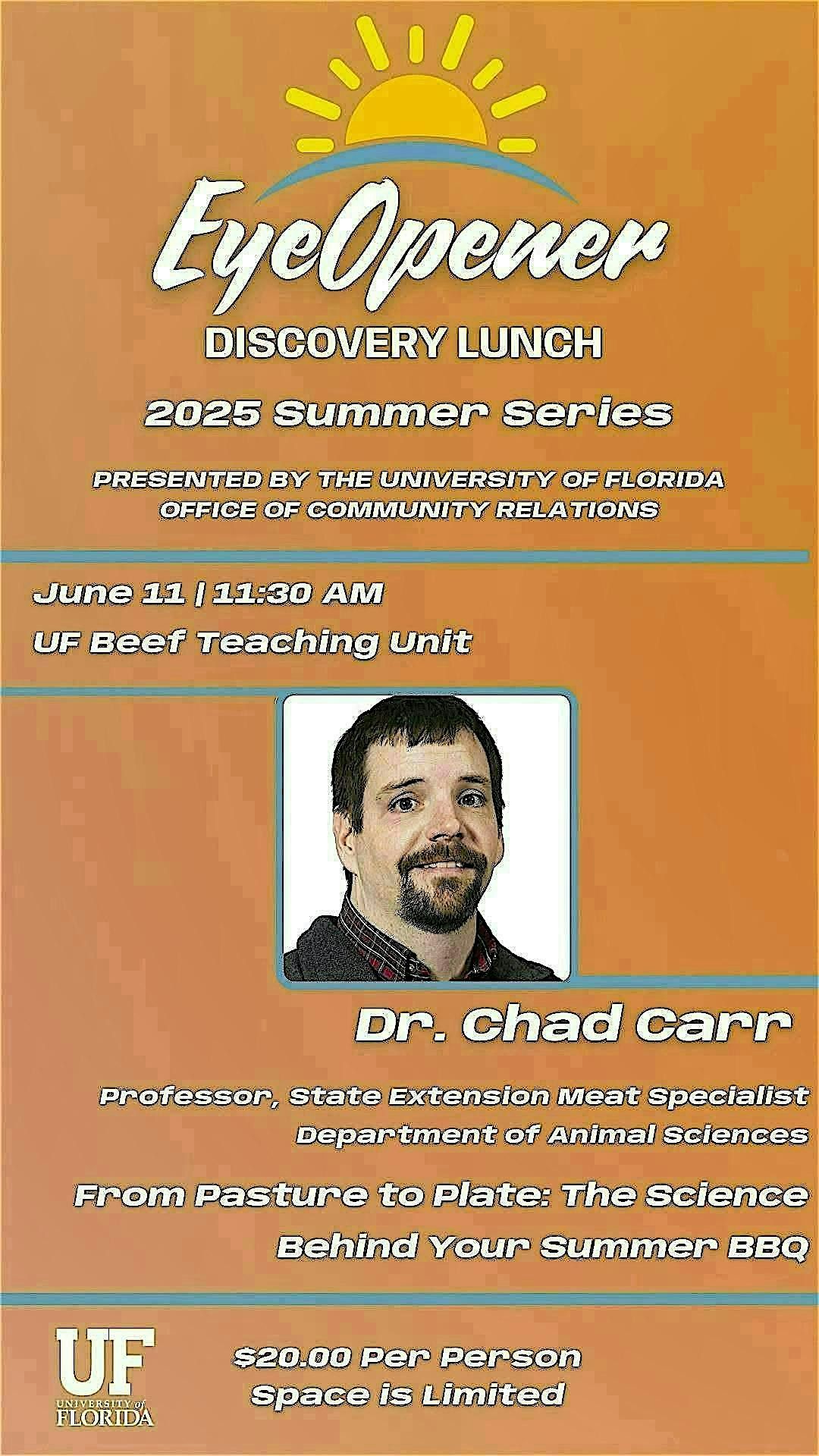 August Eye Opener Discovery Lunch