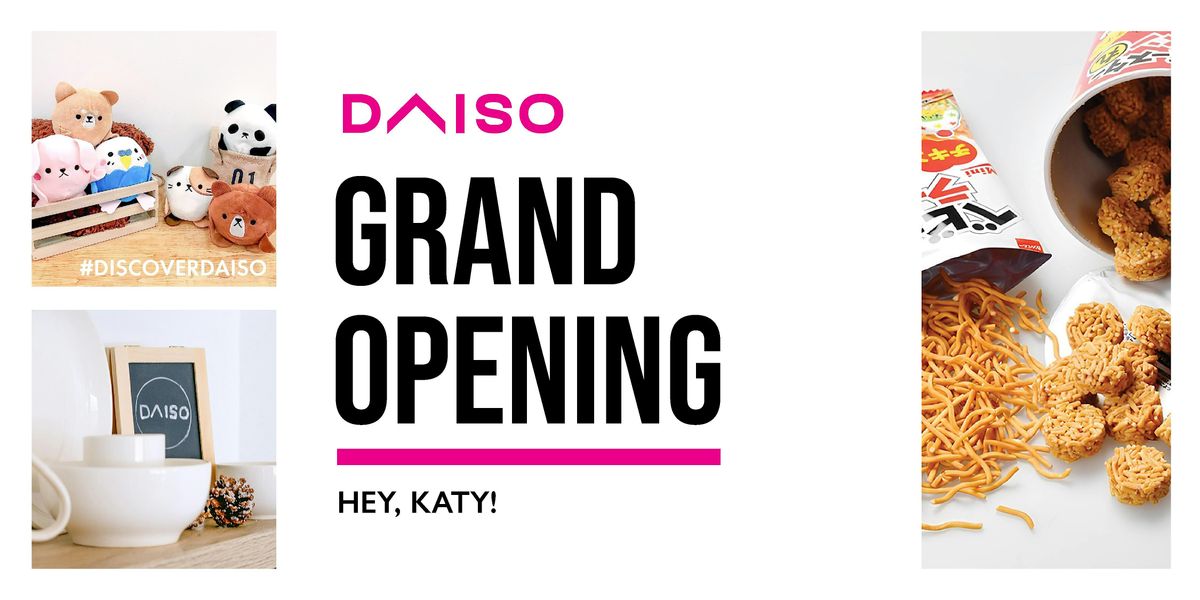 Daiso Grand Opening - 01\/11 & 1\/12