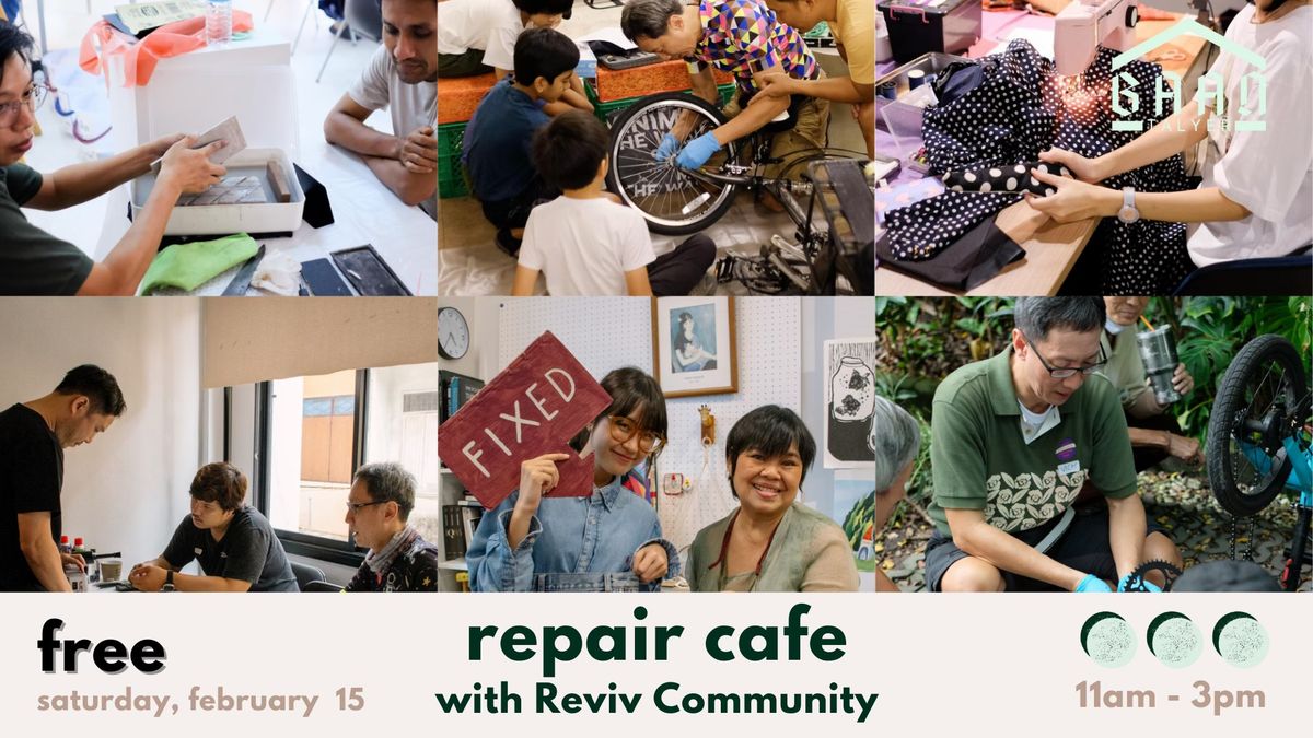 repair cafe with Reviv Community