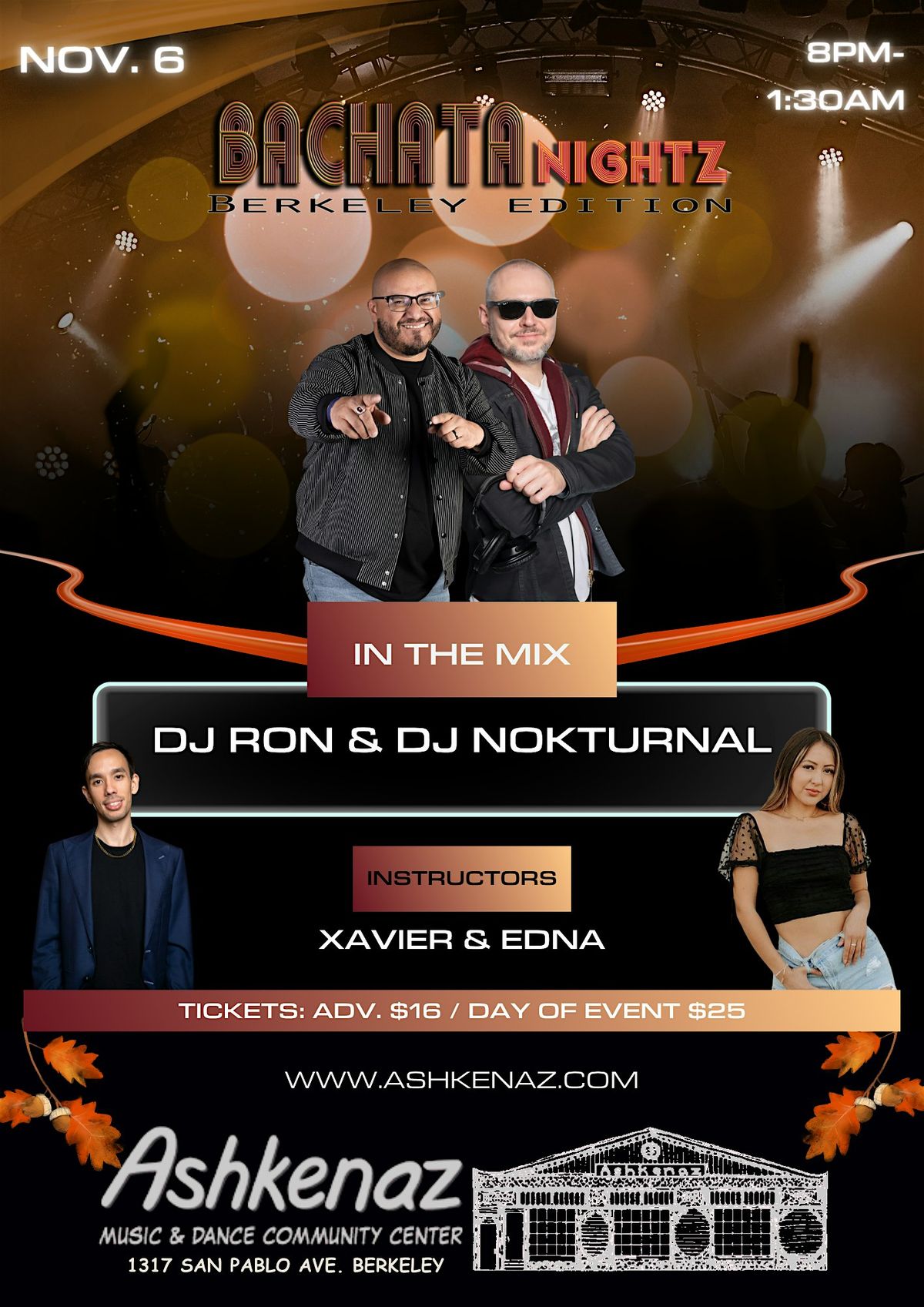 BACHATANightz Berkeley - Thursday Nov. 6