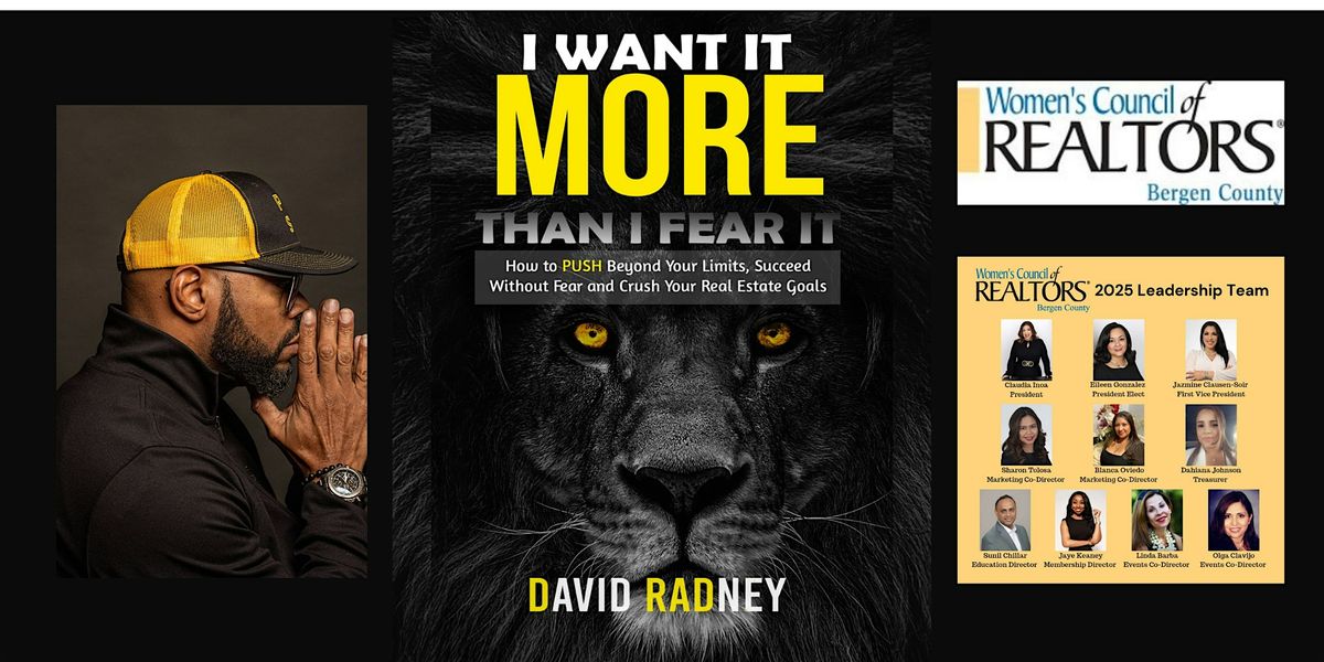 I WANT IT MORE THAN I FEAR IT - DAVID RADNEY