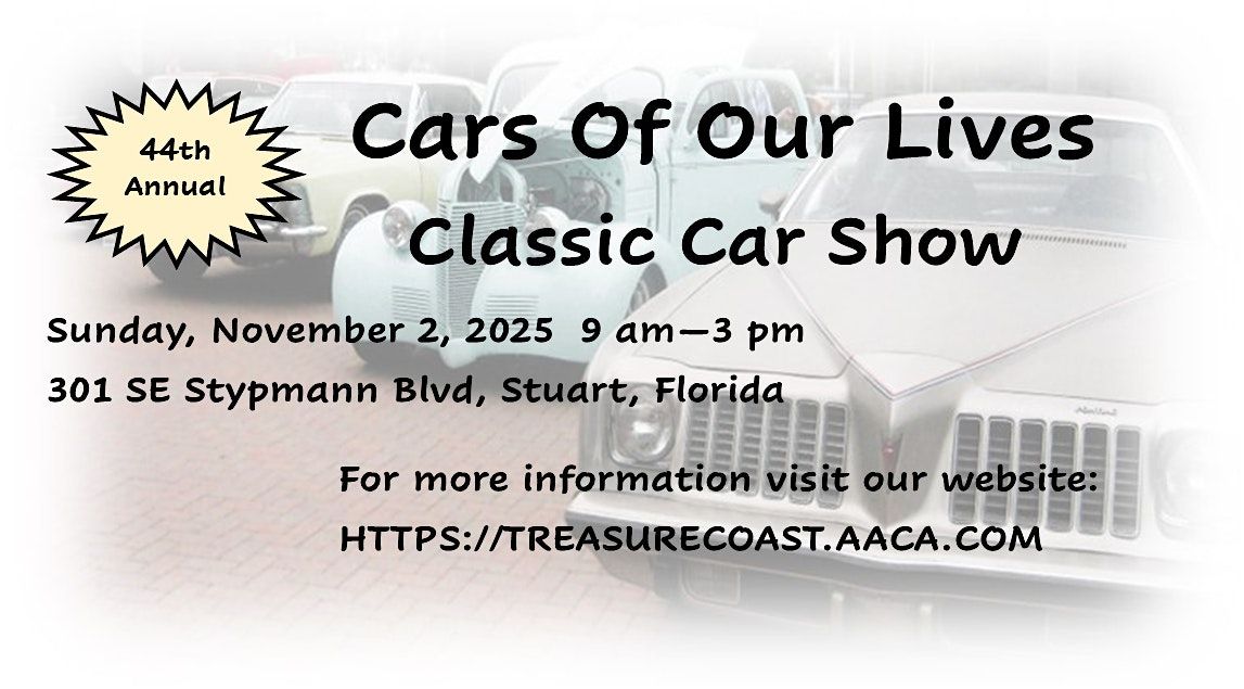 TCVCC Cars Of Our Lives Show 2025