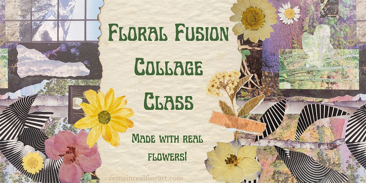 Floral Fusion Collage & Sip Class, 901 Santa Fe Dr, Denver, 28 June 2025
